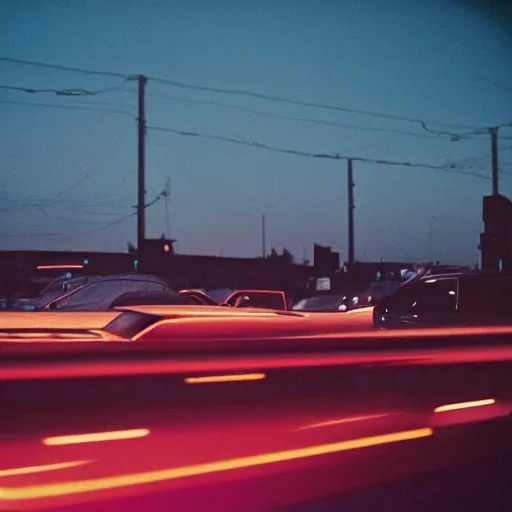 Image similar to Waiting in the car Waiting for the ride in the dark At night the city grows Look at the horizon glow Drinking in the lounge Following the neon signs Waiting for a word Looking at the milky skyline The city is my church It wraps me in its blinding twilight, cinestill 800