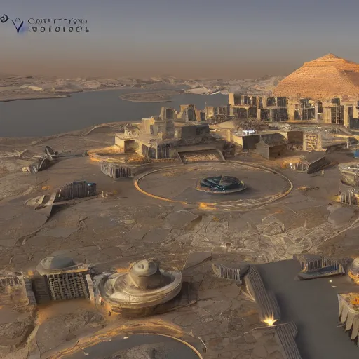 Futuristic Egyptian Civilization, Fantasy, 8k | Stable Diffusion | OpenArt