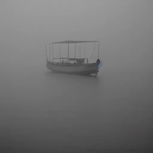 Image similar to hongkong life in a fog morning, by fan ho,