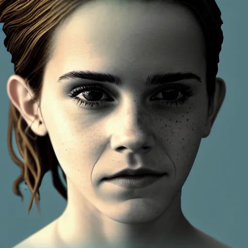 Image similar to emma watson in minecraft volume shadows, 8 k, octane perfectly detailed rendering, extremely hyper detailed, intricate, epic composition, unusual lighting, masterpiece, trending artstation, very highly detailed, stunning, hdr, smooth, sharp focus, high resolution, award winning photo, dslr, 5 0 mm