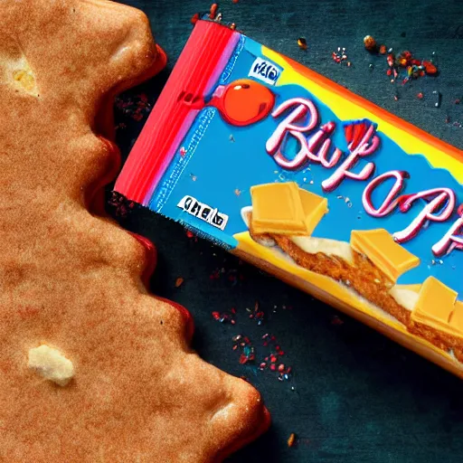 Prompt: biblically accurate pop - tart, 4 k cinematic, divine flavor