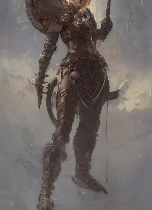 Image similar to character design game art digital 2 d girl viking christian cyborg armor by gaston bussiere, anna nikonova aka newmilky, greg rutkowski, yoji shinkawa, yoshitaka amano, tsutomu niehi, moebius, donato giancola, geoffroy thoorens, trending on artstation, featured on pixiv