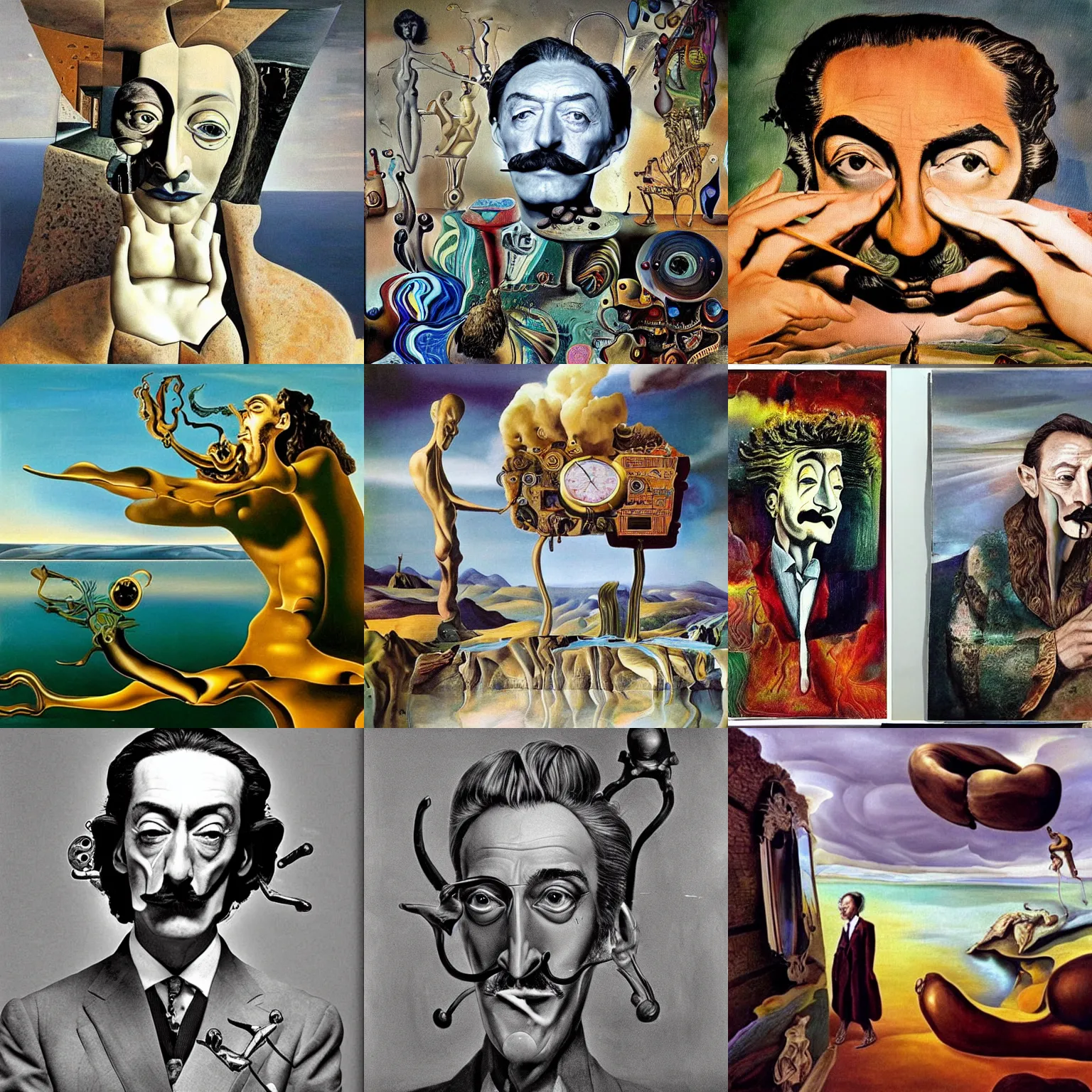 Prompt: <art quality=epic author='salvador dali'>Time Loop</art>