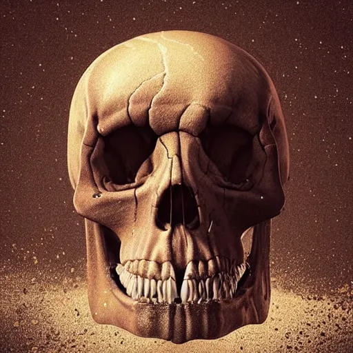 Image similar to portrait_of_a_melting_skull._intricate_abstract._intricate_artwork._by_Tooth_Wu_wlop_beeple_dan_mumford._octane_render_trending_on_artstat