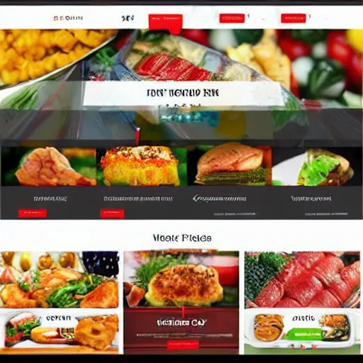 Image similar to frozen food shop website template with responsive design,and simple look hd image resolution