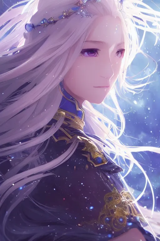 Prompt: beautiful attrative face walkure with thunder and bright sparkles, light flowing hair, anime key visual, absurdly beautiful, highly detailed, sharp focus, concept art, granblue fantasy, anime by serafleur / d pin / rongzhen luo / mingdosa / ruan jia / gemi ningen