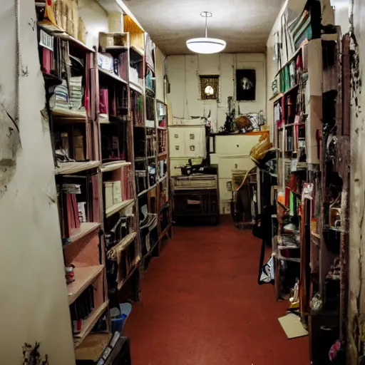 Prompt: the backrooms, horror, liminal space