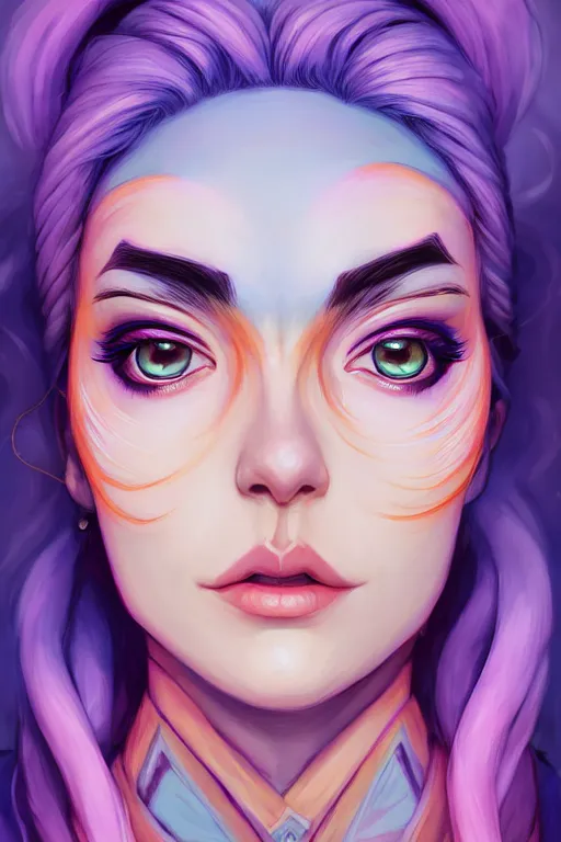 Image similar to a portrait of jolyne cujoh symmetrical eyes, symmetrical face, full body, art by lois van baarle and loish and ross tran and rossdraws and sam yang and samdoesarts and artgerm, digital art, highly detailed, intricate, sharp focus, trending on artstation hq, deviantart, unreal engine 5, 4 k uhd image