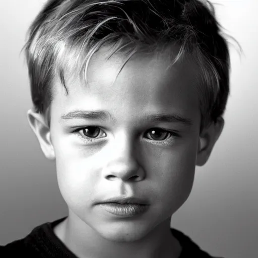 Prompt: brad pitt as a little person, award winning photography, 8 k