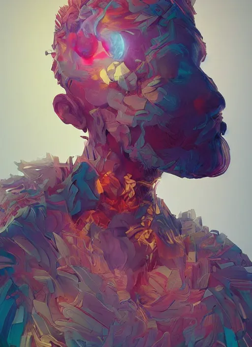 Image similar to colourful caricature - 3 d vfx art - of the sun, art style by james jean & hsiao - ron cheng, character concept art, unreal engine render, digital illustration, sharp, intricate detail, volumetric light, ray tracing, soft light, symmetric, pinterest, artstation, behance,