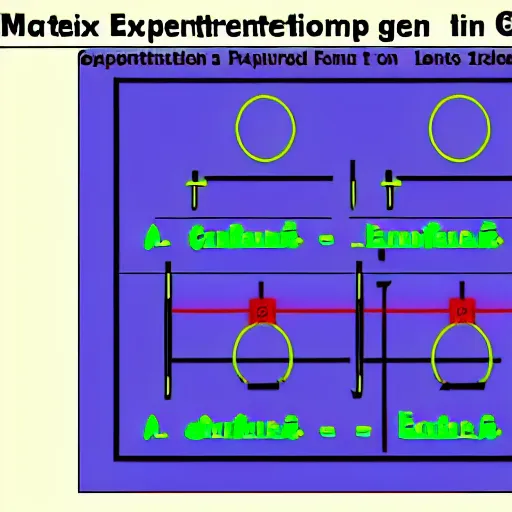 Image similar to matrix exponentiation. the general solution to a linear system of odes