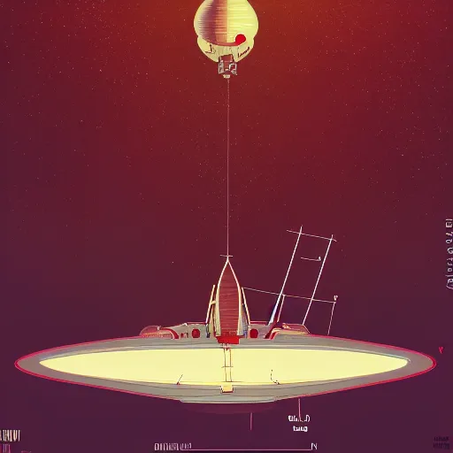 Image similar to spaceship ussr sputnik in tan di style artstation, because its irrelevant and not accurate, pinterest, perfect dynamic position, extremely realistic and highly details, bokeh, reduce duplication interference