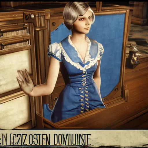 prompthunt: Screenshot from Bioshock Infinite, Elizabeth, high resolution  4K, Elizabeth, Bioshock Infinite, photorealism, face