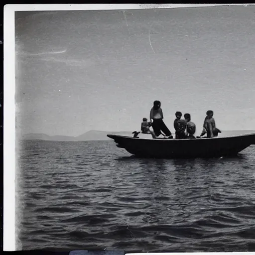 Image similar to found photo of family summer boating on lake champlain