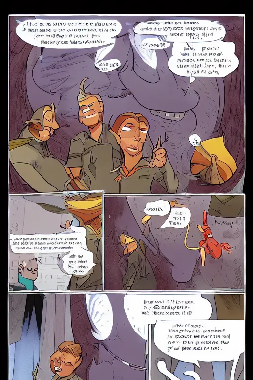 Prompt: a graphic novel comic about dragons, wings of fire comic, by mike holmes, webcomic, cartoon
