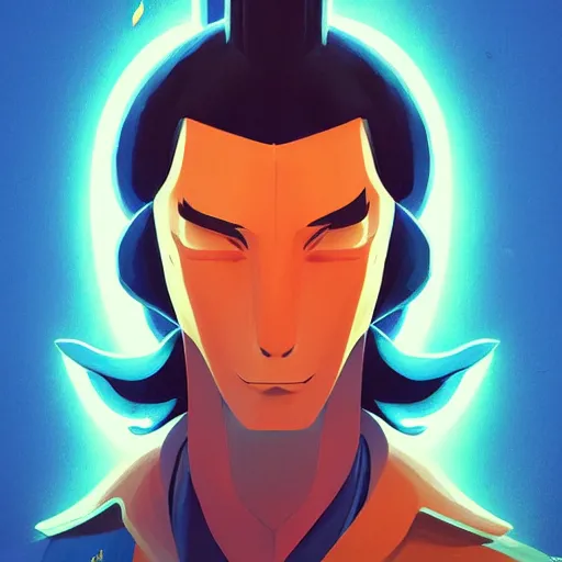 Image similar to face icon stylized minimalist space dandy, loftis, cory behance hd by jesper ejsing, by rhads, makoto shinkai and lois van baarle, ilya kuvshinov, rossdraws global illumination