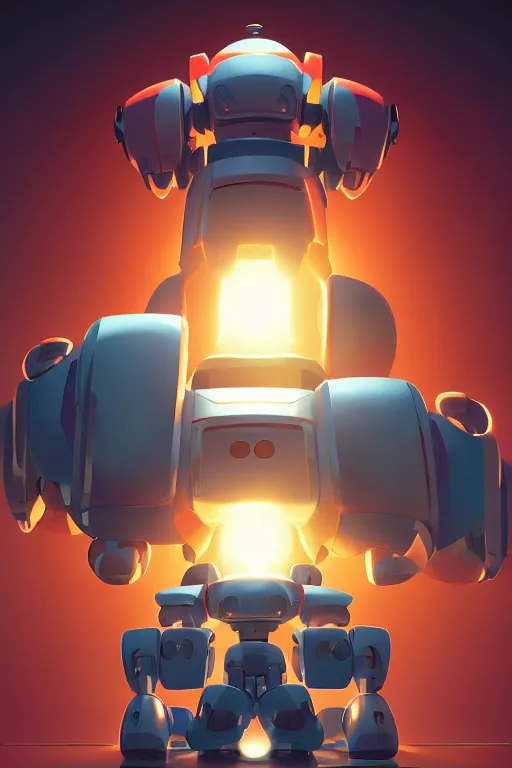 Image similar to metabots medabots medarotto medarot robot minimalist comics, behance hd by jesper ejsing, by rhads, makoto shinkai and lois van baarle, ilya kuvshinov, rossdraws global illumination ray tracing hdr radiating a glowing aura