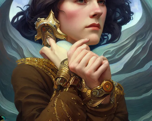 Image similar to photography of marianne von werefkin, deep focus, d & d, fantasy, intricate, elegant, highly detailed, digital painting, artstation, concept art, matte, sharp focus, illustration, hearthstone, art by artgerm and greg rutkowski and alphonse mucha