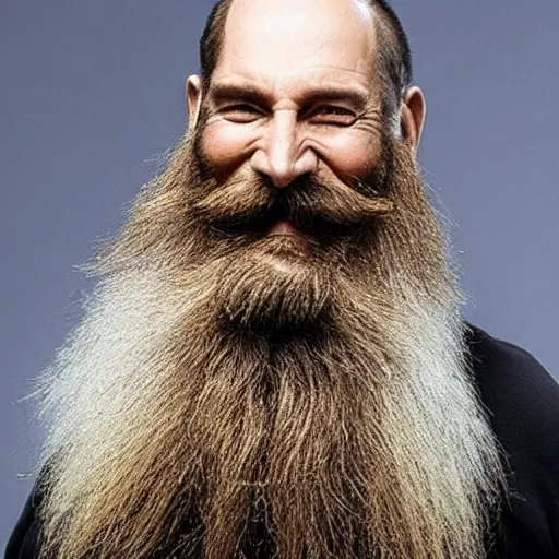 Image similar to man with the longest beard in the universe