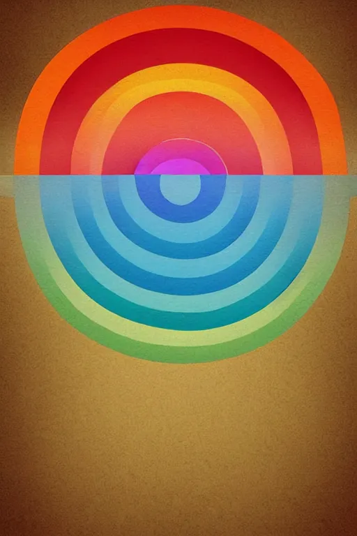 Prompt: minimalist boho style art of a rainbow, illustration, vector art