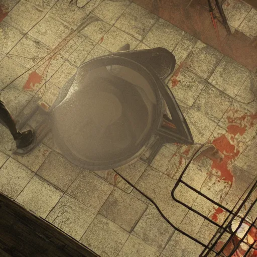 Prompt: playstation 5 screenshot of silent hill, overhead view, crazy high definition, wow amazing, gorgeous, hell yeah