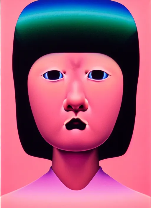 Image similar to cute girl by shusei nagaoka, kaws, david rudnick, airbrush on canvas, pastell colours, cell shaded, 8 k