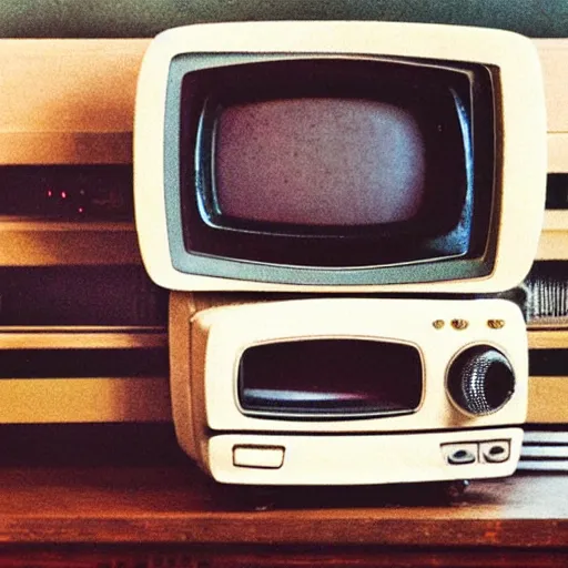 Prompt: retro television set