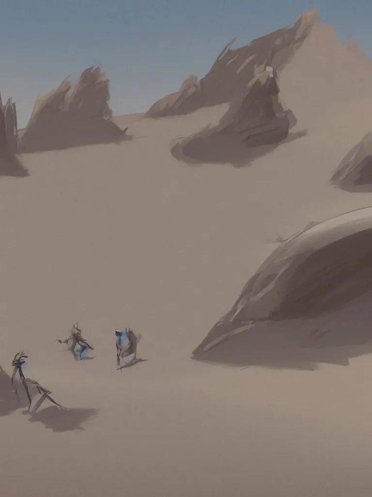 Image similar to quick sand by disney concept artists, blunt borders, rule of thirds