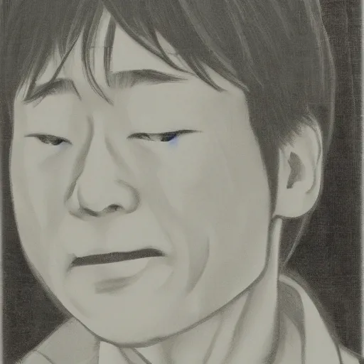 Prompt: Shinya Arino, painting by Michelangelo