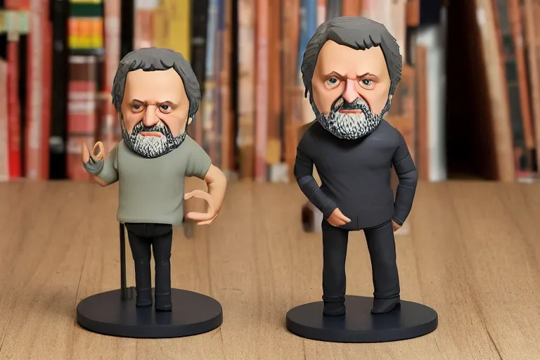 Image similar to Nendroid figure of Slavoj Žižek, studio photo