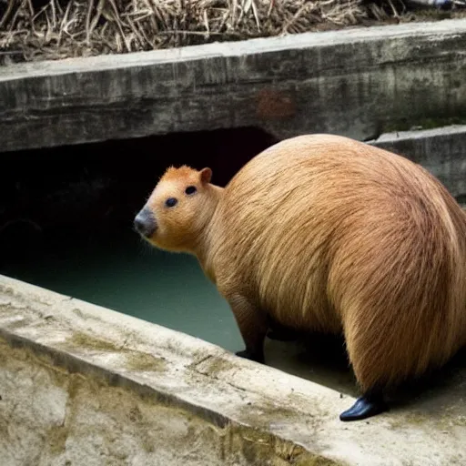 Prompt: Capybara with a bazooka