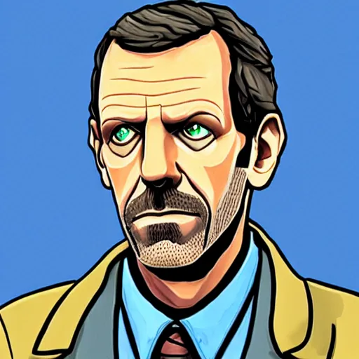 Image similar to Dr. Gregory House in Minecraft art style