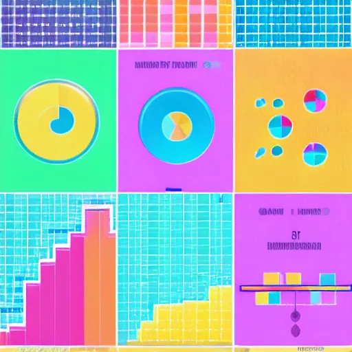 Prompt: icon pattern, colorful charts