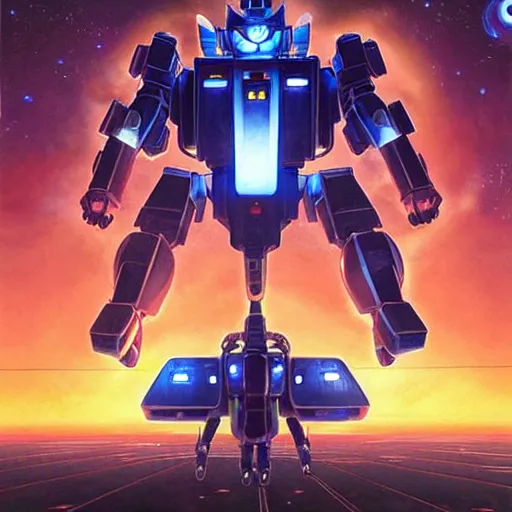 Image similar to mobile suit surrounded by spirit auras, spirit shielded mechanical exoskeleton wearing hardsurface armour with crackling arching plasma weapons in a detailed scifi background by simon stalenhag, frank gehry, rob gonsalves, carole feuerman, bandai box art