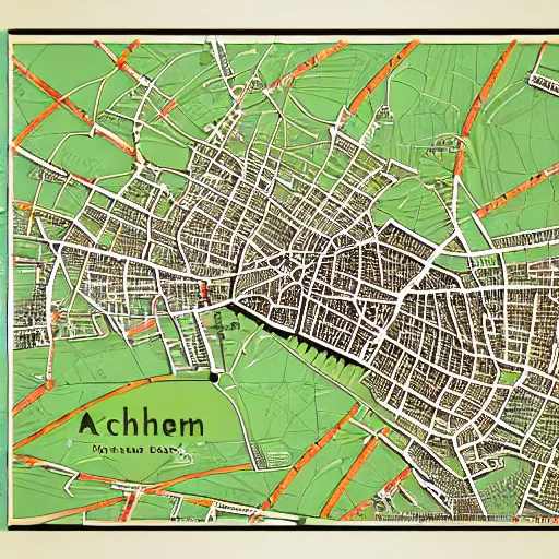 Image similar to a map of aachen.