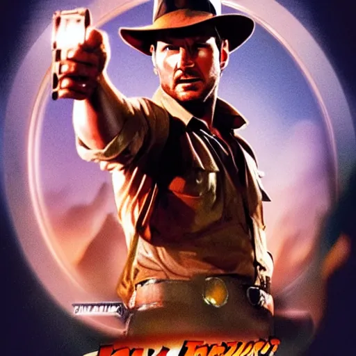 Image similar to movie poster Chris Pratt as Indiana Jones in Indiana Jones and the City of R’yleh