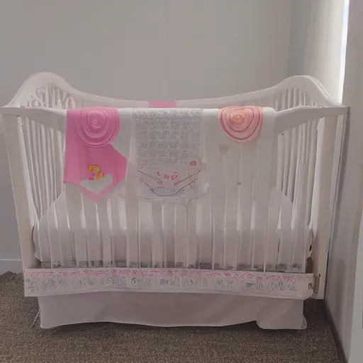 Image similar to kawaii baby crib