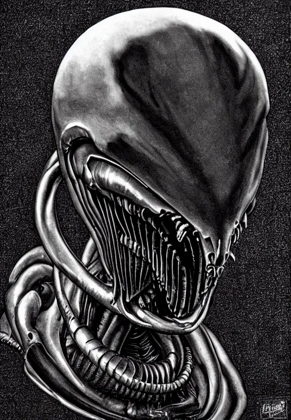 Image similar to one famous person, simple, simplicity, subgenius, x - day, weird stuff, occult stuff, knives, giger ’ s xenomorph, illuminati, gem tones, hyperrealism, studio lighting