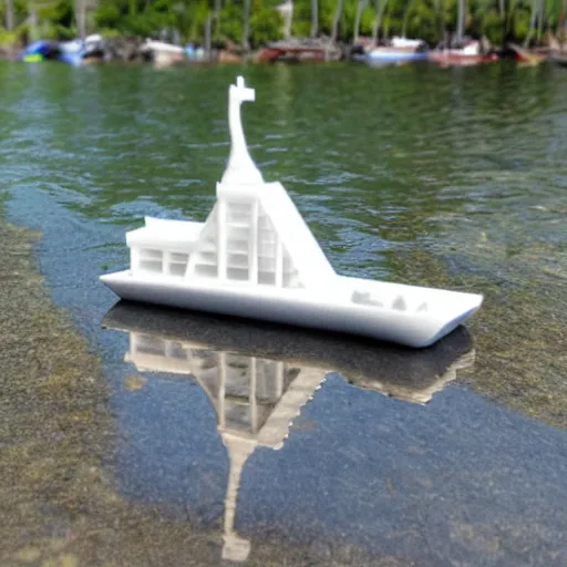 Image similar to 3 d printed benchy boat