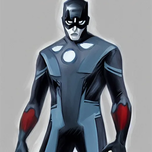 Image similar to half - man half - ghost superhero concept art for the marvel cinematic universe