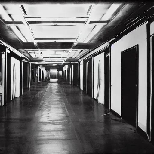 Image similar to the backrooms are empty except for that one replicant