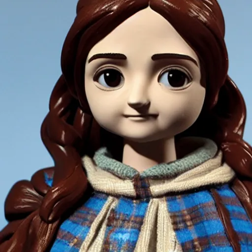 Image similar to jenna coleman figurine by pixar