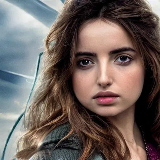 Image similar to ana de armas as magneto