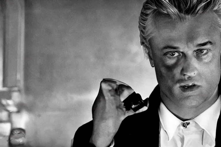 Prompt: geert wilders in sin city movie