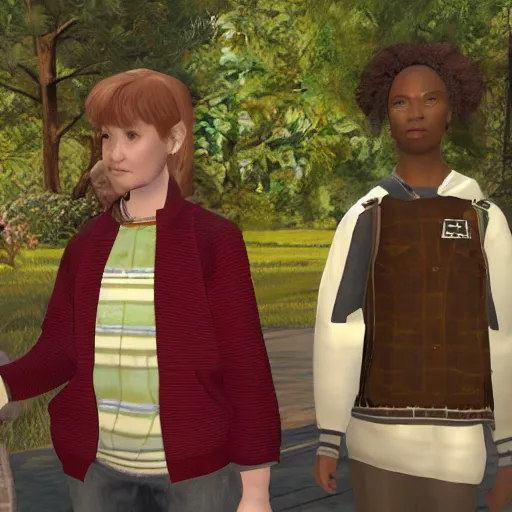 Prompt: a still from the movie willow crossover with the game gone home