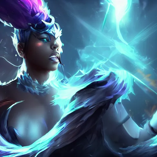 Image similar to Kanye West, League of Legends amazing splashscreen artwork, splash art, hd wallpaper, artstation