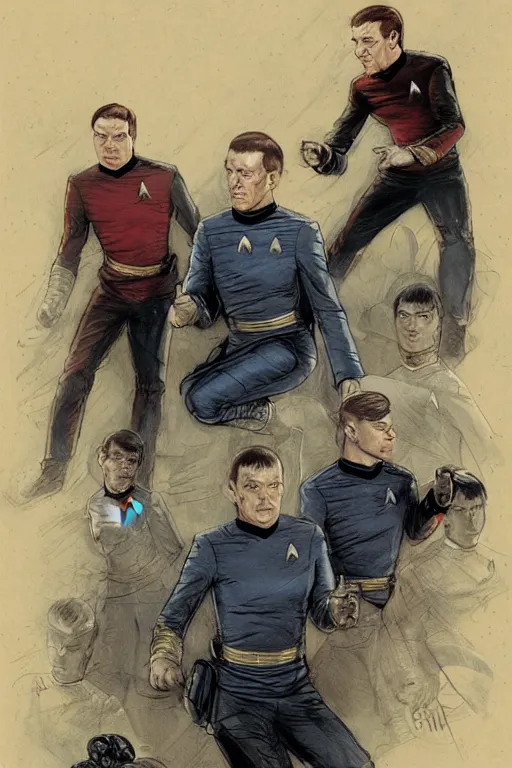 Image similar to star trek, by jean - baptiste monge