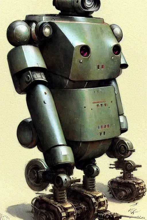 Image similar to ( ( ( ( ( 1 9 5 0 s retro future android robot armytank. muted colors., ) ) ) ) ) by jean - baptiste monge,!!!!!!!!!!!!!!!!!!!!!!!!!