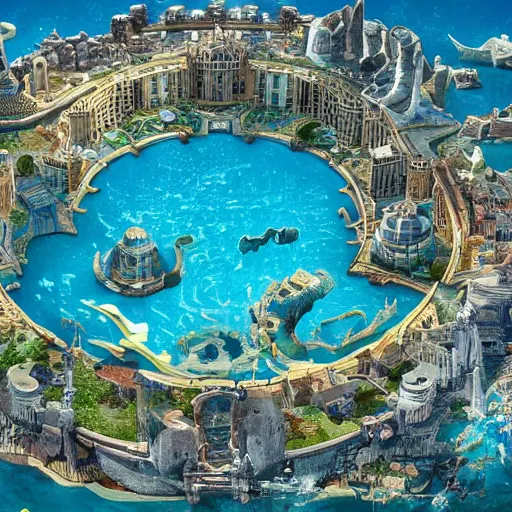 Image similar to the city of atlantis,