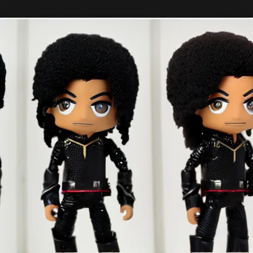 Image similar to single michael jackson, michael jackson, black panther, michael jackson, michael jackson, michael jackson, michael jackson, michael jackson, ( ( ( mickey mouse ) ) ), nendroid, stephen bliss style